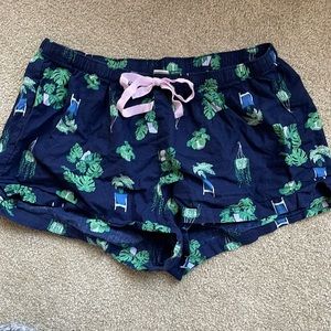 Old Navy Size Small Houseplant Pajama Shorts